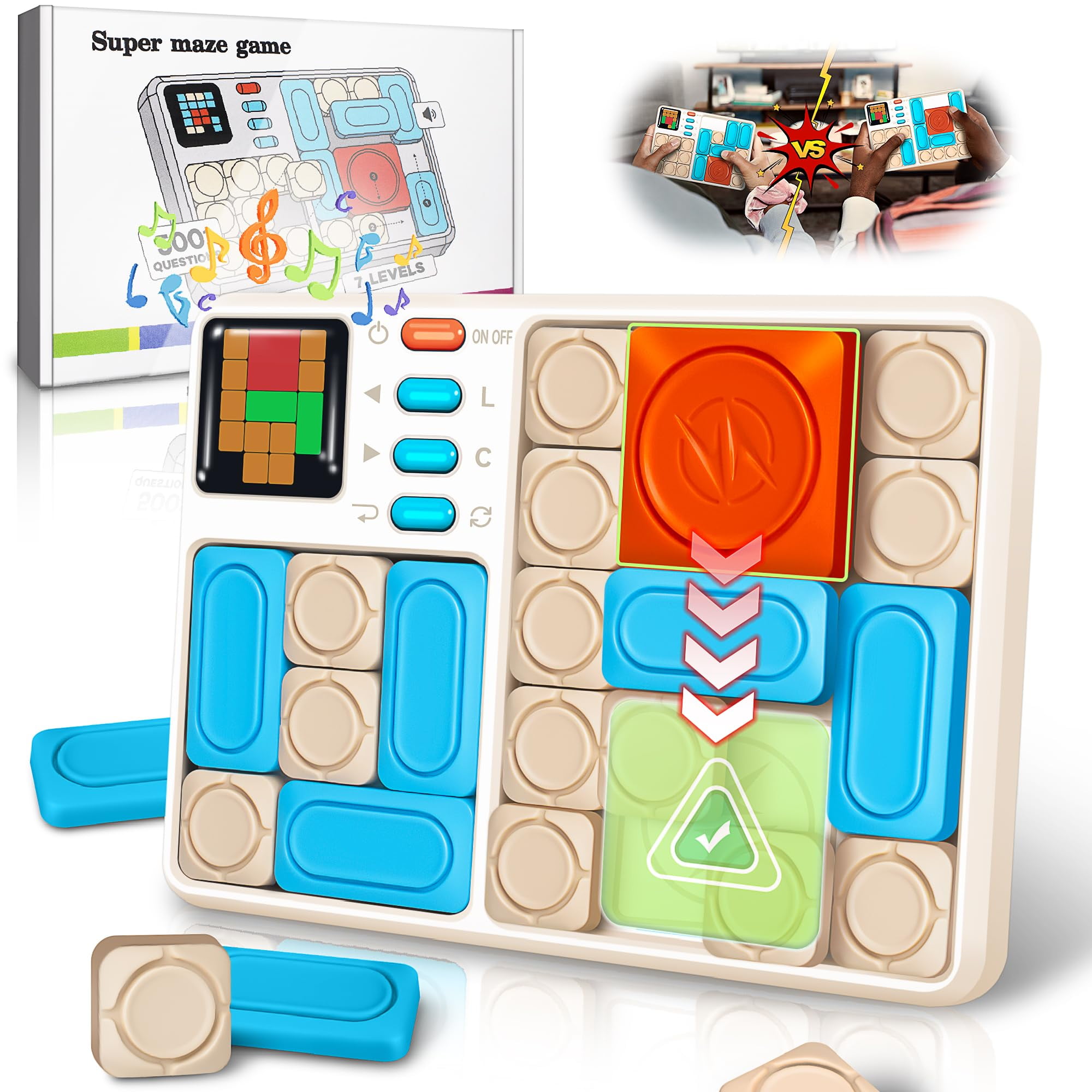 Super Slide Puzzle Game, 500+Brain Teaser Puzzles, puzzle games Comes