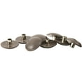 thumbnail image 1 of Super Sliders 1" Round Tap-On Furniture Sliders for Carpet, Brown (8), 1 of 4