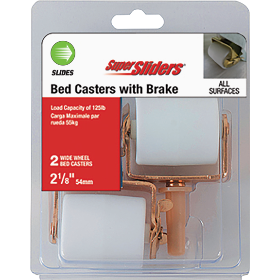 Super Sliders 2-1/8 In. Stem Caster - Single Pack Residential Use, Standard Application