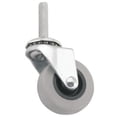 thumbnail image 1 of Super Sliders 2" Thermoplastic Rubber (TPR) Caster with Swivel  Threaded Stem, 80-lb. Capacity, Gray, 1 of 4