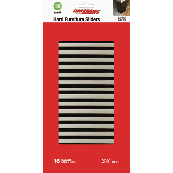 Super Sliders 3-1/2 In. Furniture Glide3 - Single Pack Residential Use, Standard Application