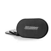 Super Sliders 5 3/4" x 9 1/2" Oval Reusable Furniture Sliders for Carpet - Effortless Moving and Surface Protection, Black 4 Pack