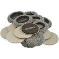 thumbnail image 1 of Super Sliders 5" Reusable2-in-1 Sliders w/Wood Socks, Beige (12 Pk), 1 of 7
