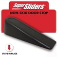 thumbnail image 1 of Super Sliders Non-Skid Door Stop, Durable Rubber Wedge Design for textured surfaces and carpet - Grip and Door Control – 1-Pack, Brown, 1 of 6