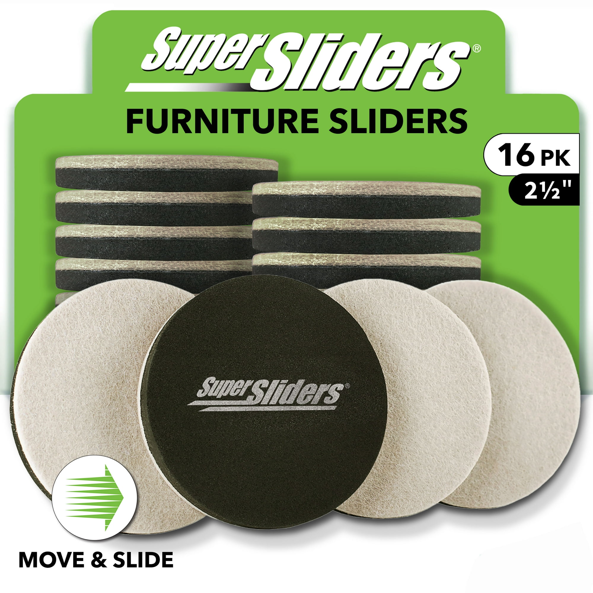 Super Sliders Round Furniture Sliders