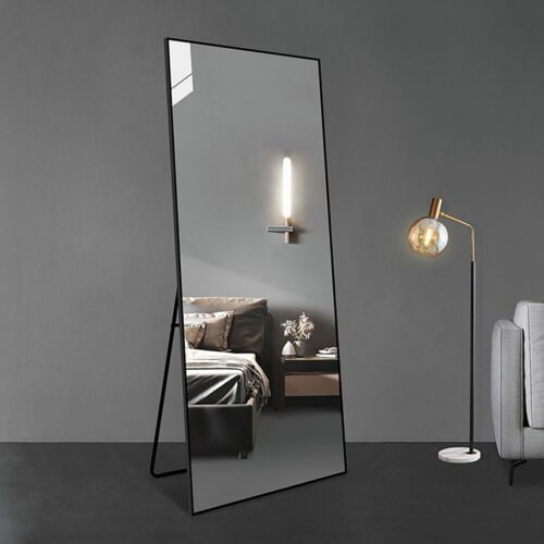 Super Slim Full Length Floor Stand Up Dressing Mirrors Bedroom Room ...