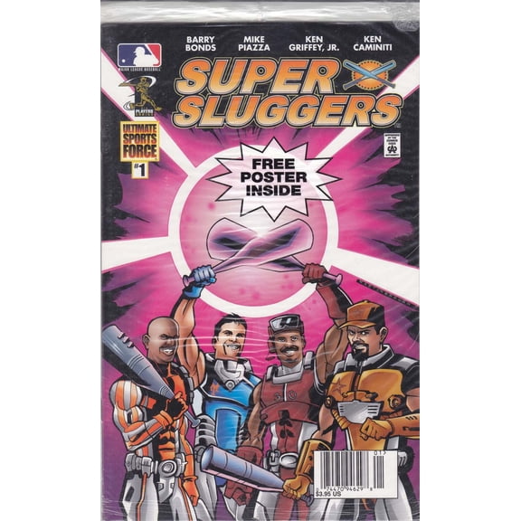 Super Sluggers #1 (with poster) VF ; Ultimate Sports Force Comic Book