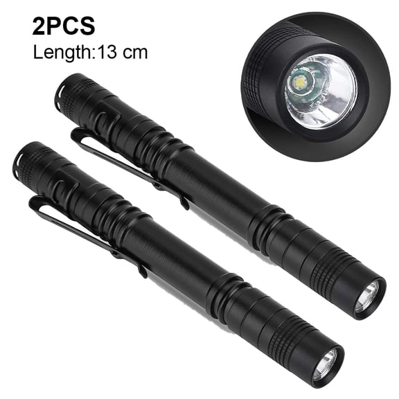 Super Small Mini LED Flashlight Battery-Powered Handheld Pen Light Tactical Pocket Torch with High Lumens for Camping, Outdoor, Emergency, Everyday Flashlights