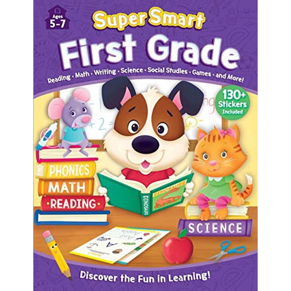 Pre-Owned Supersmart First Grade Workbook (Supersmart Workbooks) Paperback