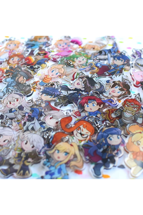 Super Smash Bros. Acrylic Keychains ~New Designs!~ (1 keychain)
