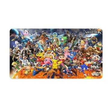 Super Smash Bros Desk Mat, Large Desk Pad Large Mouse Pad Desk Accessories Desk Pad Mat for Office Computer Keyboard Laptop Mouse Desk Pads