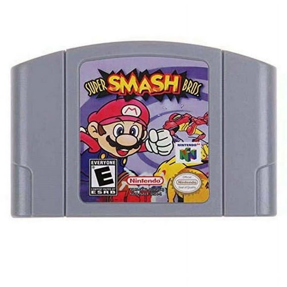 Super Smash Bros Games Cartridge Card for N64 Console US NTSC Version N64 Game