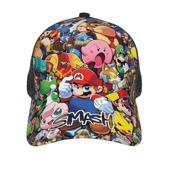Super Smash Bros. Ultimate Baseball Cap Adjustable Funny Fashion baseball cap for Men Women