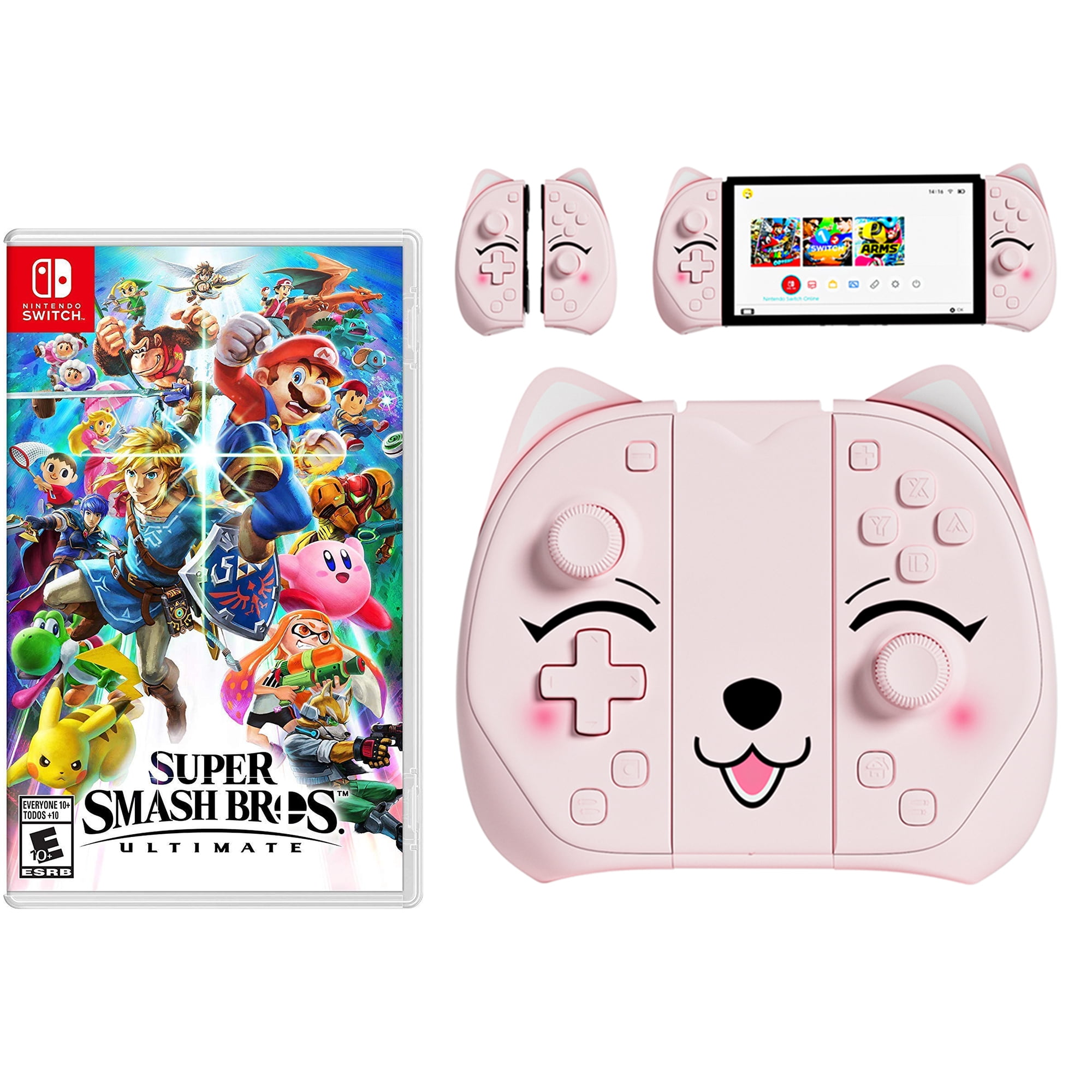 Super Smash Bros. Ultimate Game Disc and Switch Joypad for Nintendo ...