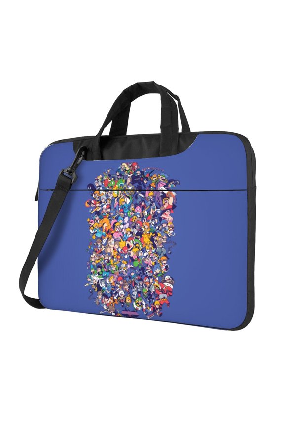 Super Smash Bros Ultimate Laptop Bag Laptop Case Computer Notebook Briefcase Messenger Bag With Adjustable Shoulder Strap 15.6 Inch
