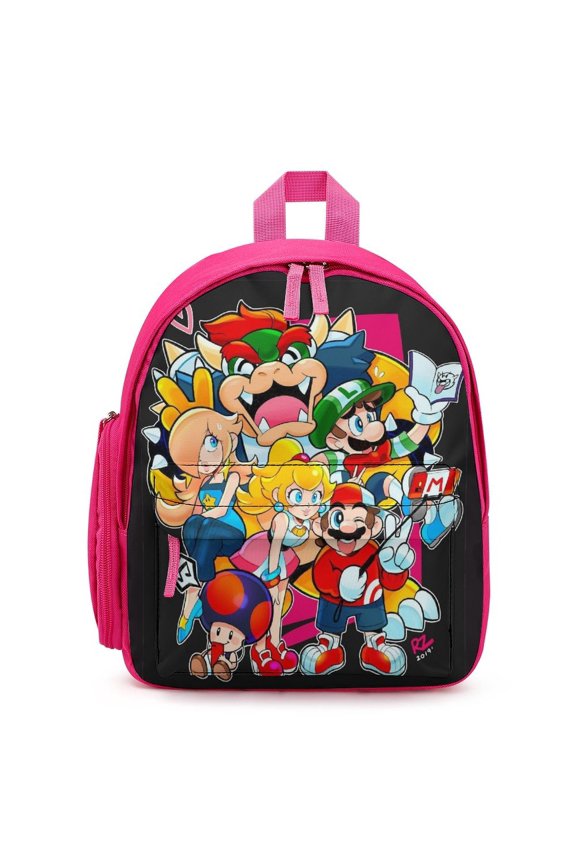 Super Smash Bros Ultimate Lightweight Backpack Shoulder Bag Adjustable Straps Backpacks Daypack Travel Camping