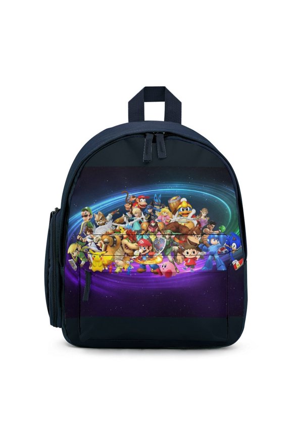 Super Smash Bros Ultimate Lightweight Backpack Shoulder Bag Adjustable Straps Backpacks Daypack Travel Camping