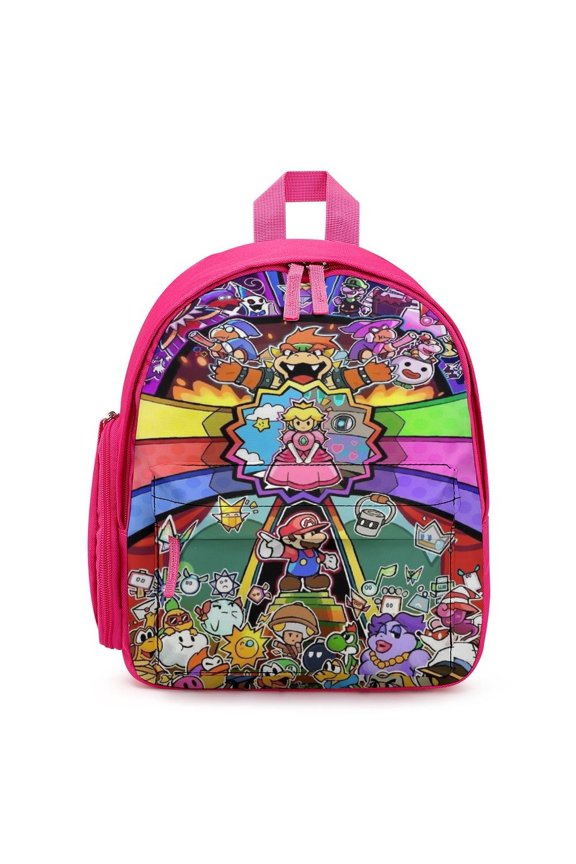 Super Smash Bros Ultimate Lightweight Backpack Shoulder Bag Adjustable Straps Backpacks Daypack Travel Camping