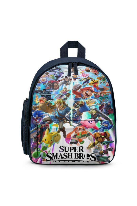 Super Smash Bros Ultimate Lightweight Backpack Shoulder Bag Adjustable Straps Backpacks Daypack Travel Camping