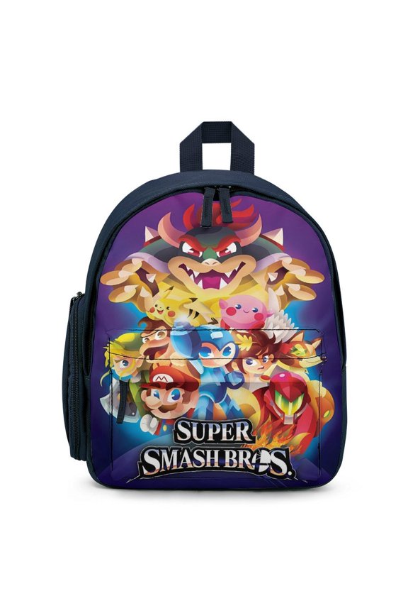 Super Smash Bros Ultimate Lightweight Backpack Shoulder Bag Adjustable Straps Backpacks Daypack Travel Camping