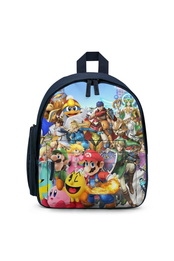 Super Smash Bros Ultimate Lightweight Backpack Shoulder Bag Adjustable Straps Backpacks Daypack Travel Camping