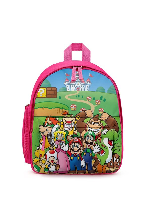 Super Smash Bros Ultimate Lightweight Backpack Shoulder Bag Adjustable Straps Backpacks Daypack Travel Camping