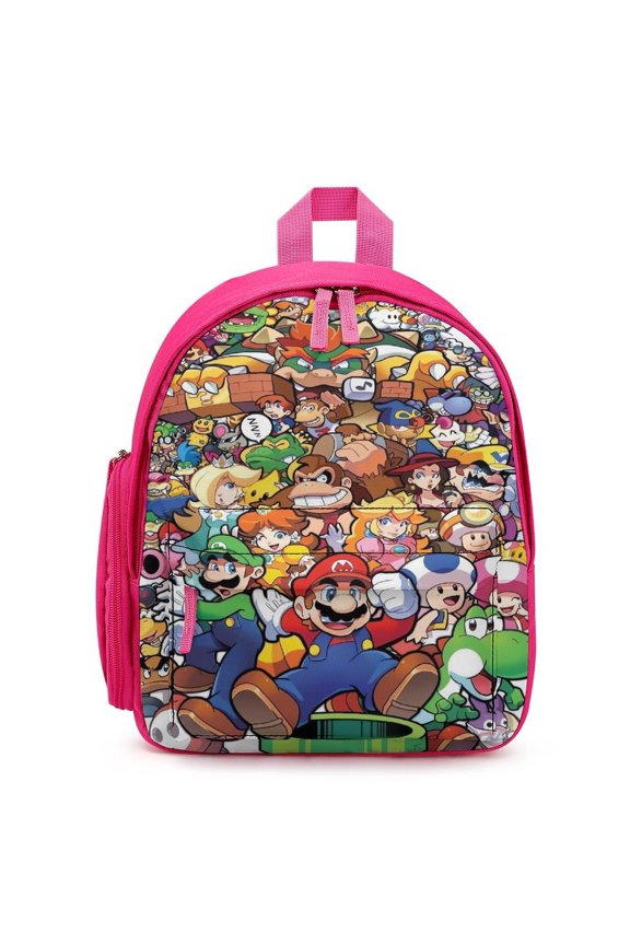 Super Smash Bros Ultimate Lightweight Backpack Shoulder Bag Adjustable Straps Backpacks Daypack Travel Camping