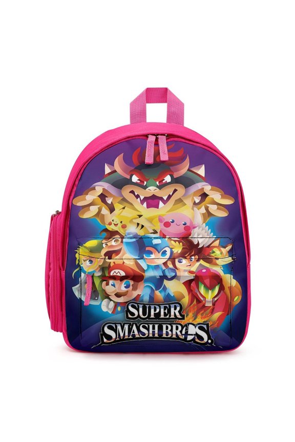 Super Smash Bros Ultimate Lightweight Backpack Shoulder Bag Adjustable Straps Backpacks Daypack Travel Camping
