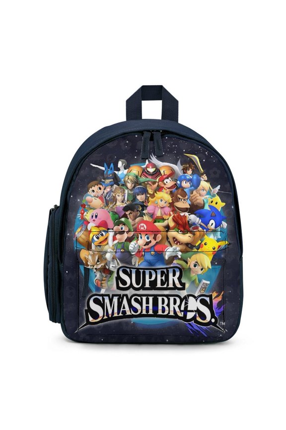 Super Smash Bros Ultimate Lightweight Backpack Shoulder Bag Adjustable Straps Backpacks Daypack Travel Camping
