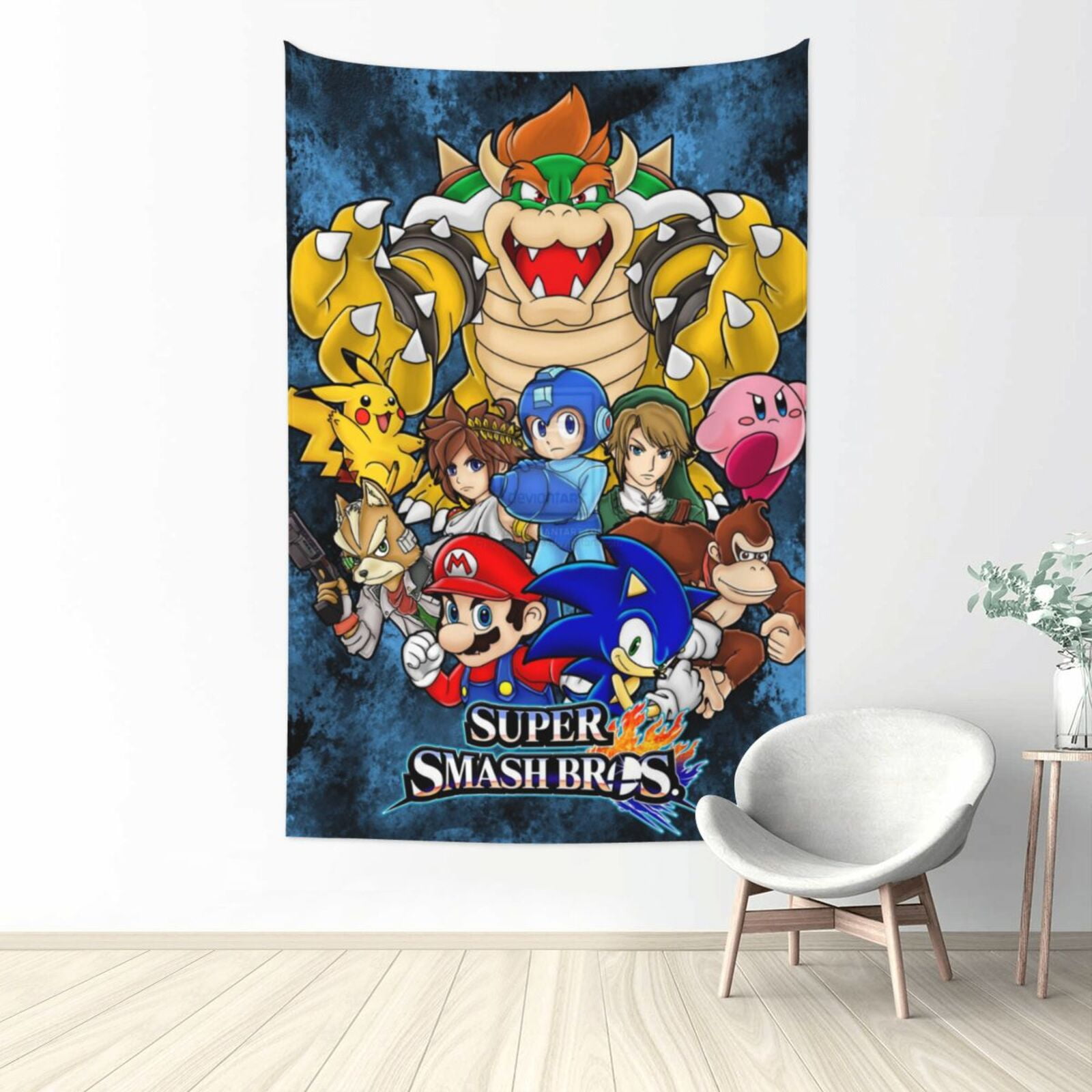 Super Smash Bros Ultimate Tapestry Wall Hanging Home Decoration Wall ...
