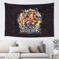 thumbnail image 1 of Super Smash Bros Ultimate Tapestry Wall Hanging Home Decoration Wall Blanket Dormitory Living Room Bedroom Backdrop Poster( 60x40inch), 1 of 7
