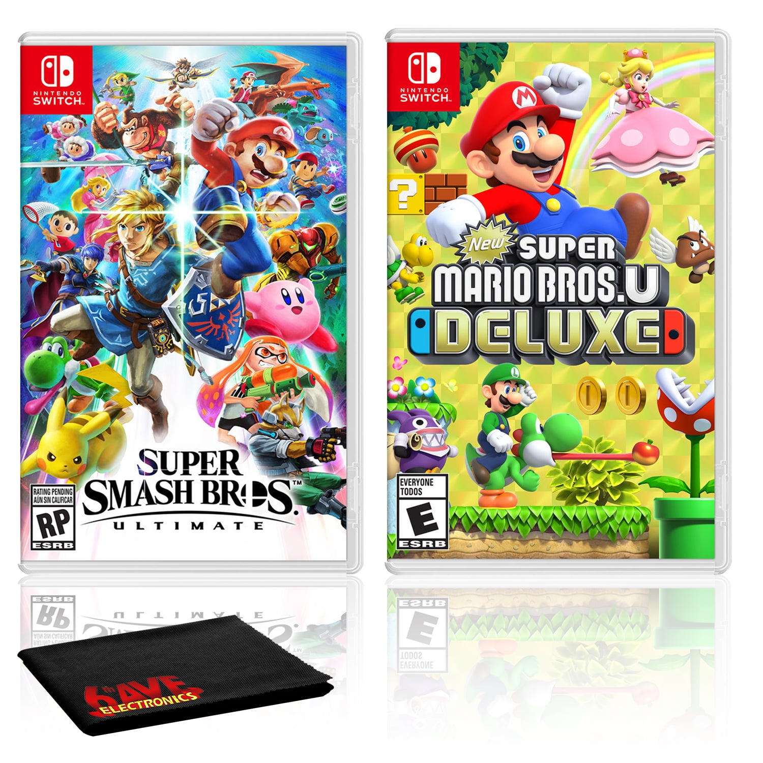 Super Smash Bros. Ultimate with New Super Mario Bros. U Deluxe, Nintendo  Switch, HACPAAABA-008