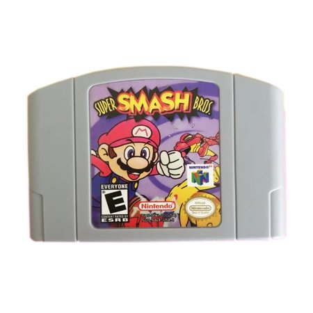 Super Smash Bros Video Games Cartridge Card Compatible for N64 Console US Version
