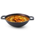 thumbnail image 1 of Super Smooth Cast Iron Kadai For Deep Frying | Small, 20.3cm, 8 Inch, 1.3 Liters, 1.8kg | Naturally Nonstick, Pre-seasoned Kadhai, 100% Pure & Toxin-free, No Chemical Coating, 1 of 5