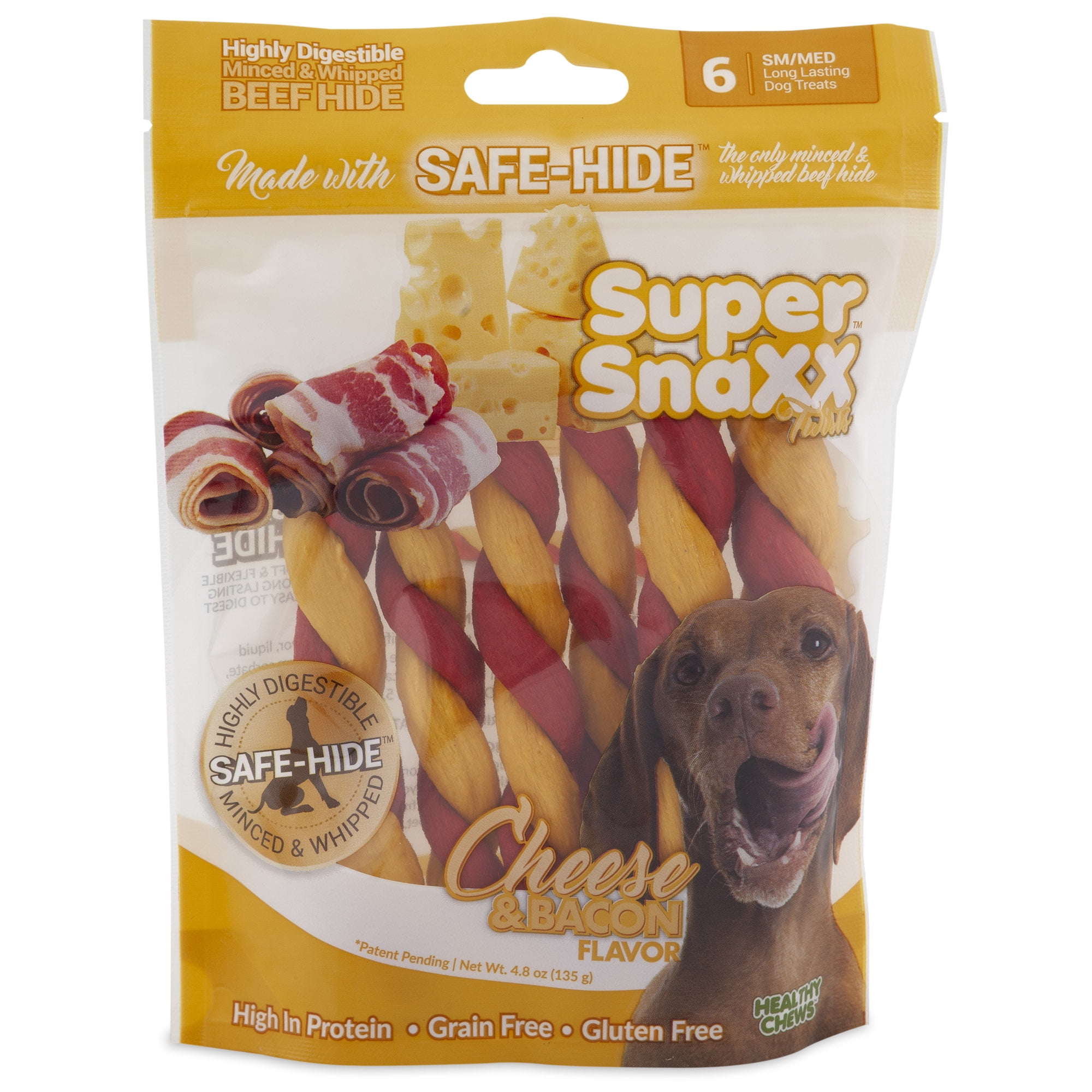 Super SnaXX Twists - Cheese & Bacon - 6 ct