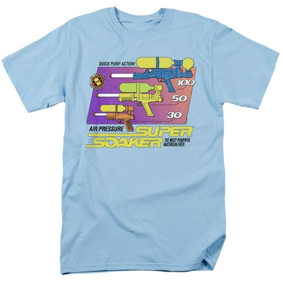 Super Soaker OriginaLong Sleeveoaker S/S Adult 18/1 T-Shirt Light Blue