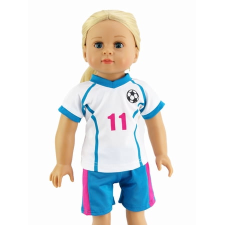 Super Soccer Outfit For 18 Inch Dolls