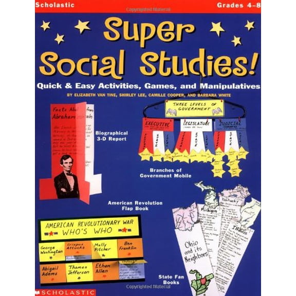 Pre-Owned Super Social Studies!: Quick & Easy Activities, Games, and Manipulatives Paperback