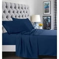 thumbnail image 1 of Super Soft 1500 Series Deep Pocket 4 Piece Bed Sheet Set, Microfiber - California King Navy Blue, 1 of 6