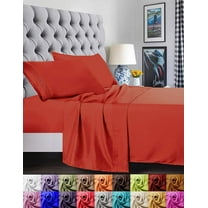 Super Soft 1500 Series Microfiber Sheet Set, California King Rust