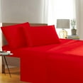thumbnail image 1 of Super Soft 1500 Series Sheet Set - Deep Pocket, Wrinkle & Fade Resistant, California King, Red, 1 of 6