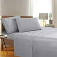 thumbnail image 1 of Super Soft 1500 Series Sheet Set - Deep Pocket, Wrinkle & Fade Resistant, King, Silver, 1 of 6