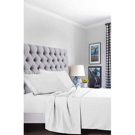 Elegant Comfort California King Sheet Set 1500 Series Microfiber Soft Breathable Wrinkle-Resistant Bed