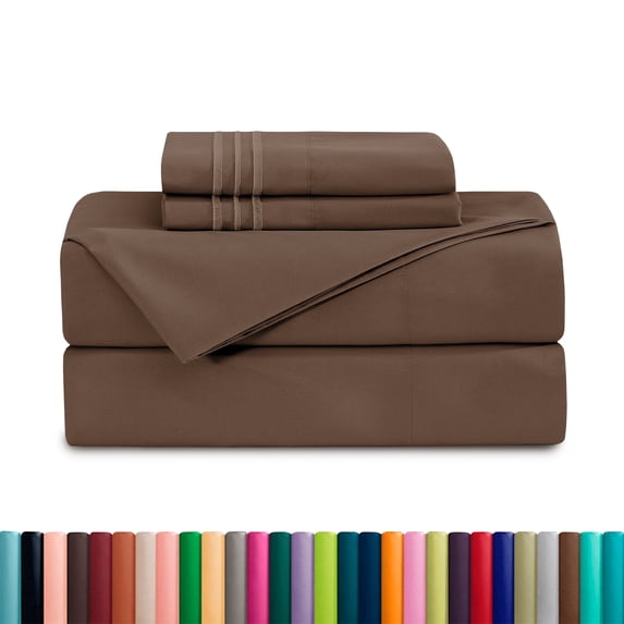 Deep Pocket 1500 Series Sheet Set – Soft, Durable, Hotel-Style Comfort , Queen Taupe