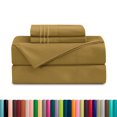 thumbnail image 1 of Elegant Comfort Deep Pocket Twin/Twin XL Sheet Set, Soft Cooling Deep Pocket Bed Sheets, Bronze, 1 of 4