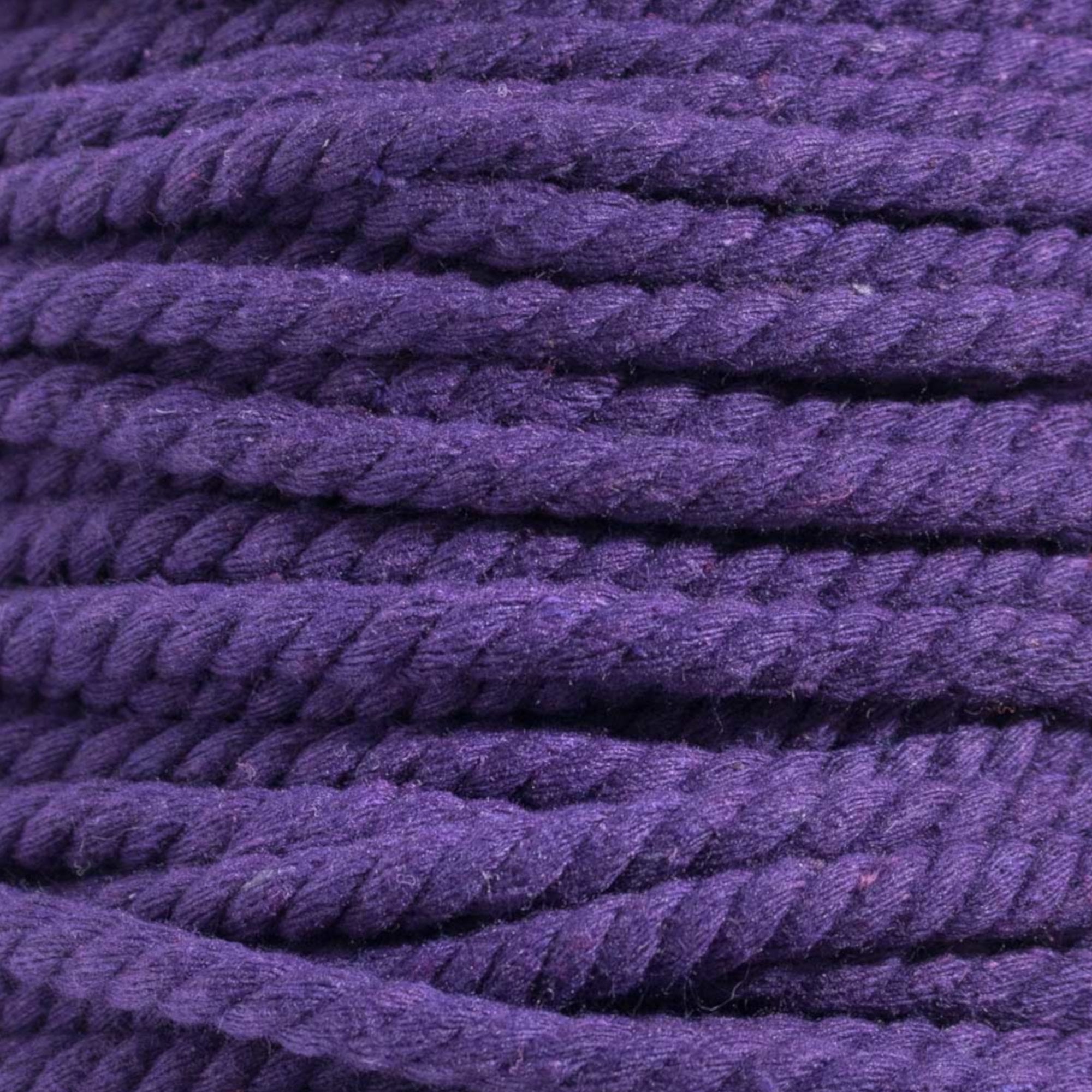 Super Soft 3 Strand Twisted Cotton Rope - Multiple Colors to Choose ...
