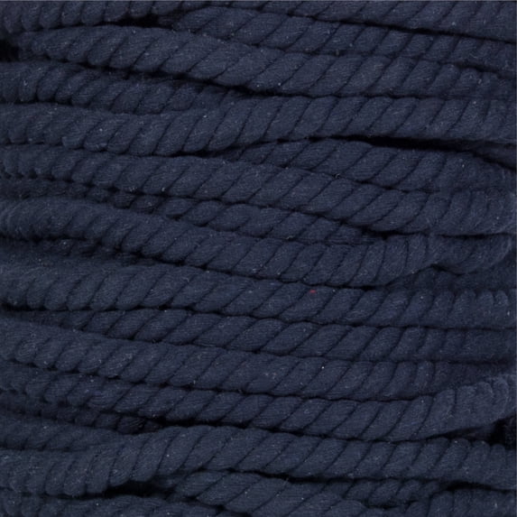 Super Soft 3 Strand Twisted Cotton Rope - Multiple Colors to Choose from in Various Diameters and Lengths