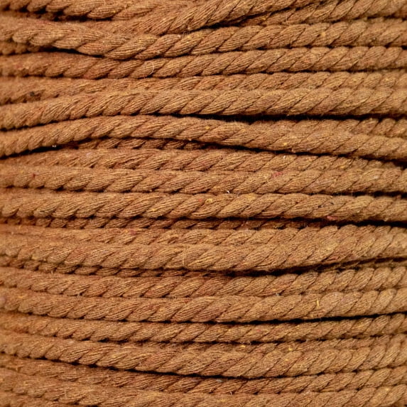 Super Soft 3 Strand Twisted Cotton Rope - Multiple Colors to Choose from in Various Diameters and Lengths