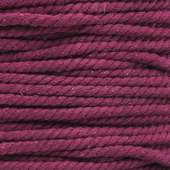 Super Soft 3 Strand Twisted Cotton Rope - Multiple Colors to Choose from in Various Diameters and Lengths