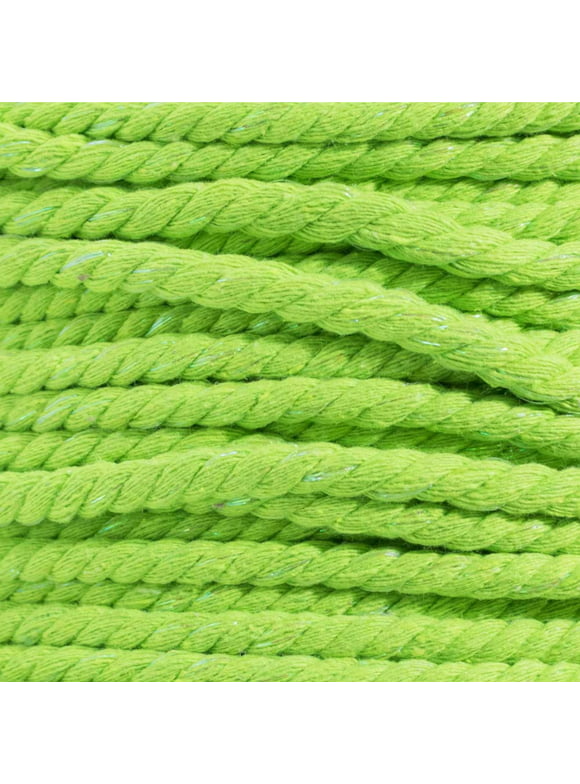 Super Soft 3 Strand Twisted Cotton Rope - Multiple Colors to Choose from in Various Diameters and Lengths